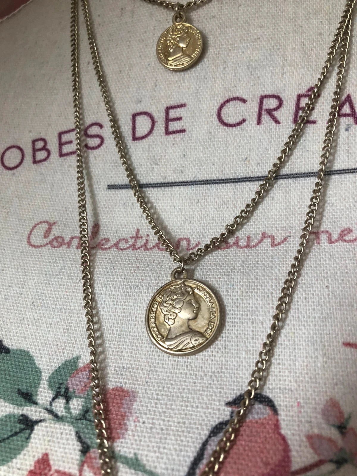 Colar vintage de 3 voltas – photo 4
